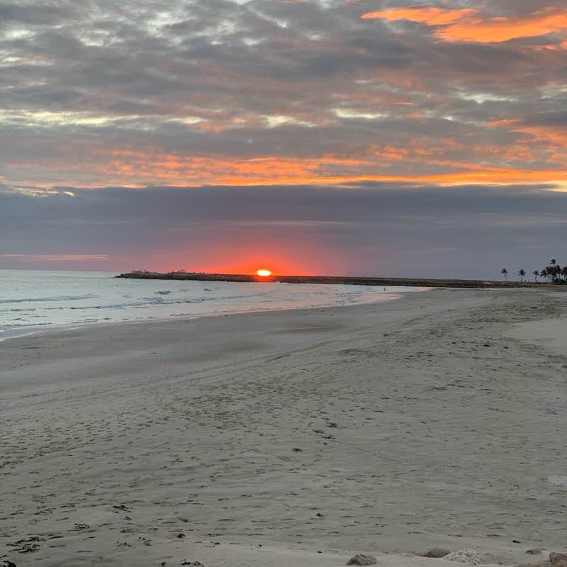 Souly Creek walking route map in Taqah