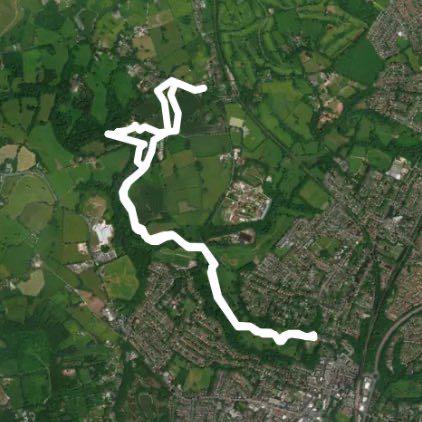 Carr’s & Styal walking route map in Wilmslow