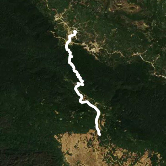 😛😜🏃🏿‍♂️ Run up to Naples walking route map in Ban Lao