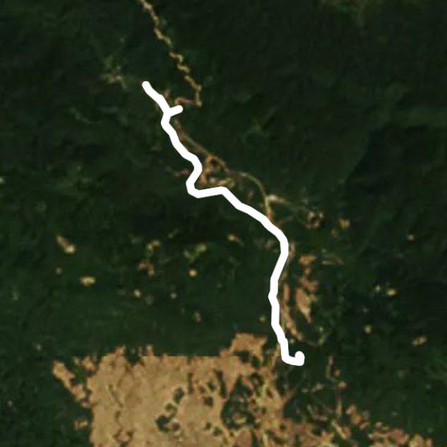 ມັກ Love walking route map in Ban Lao