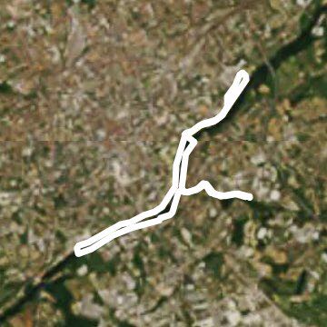 Edges of vienna walking route map in Feytiat