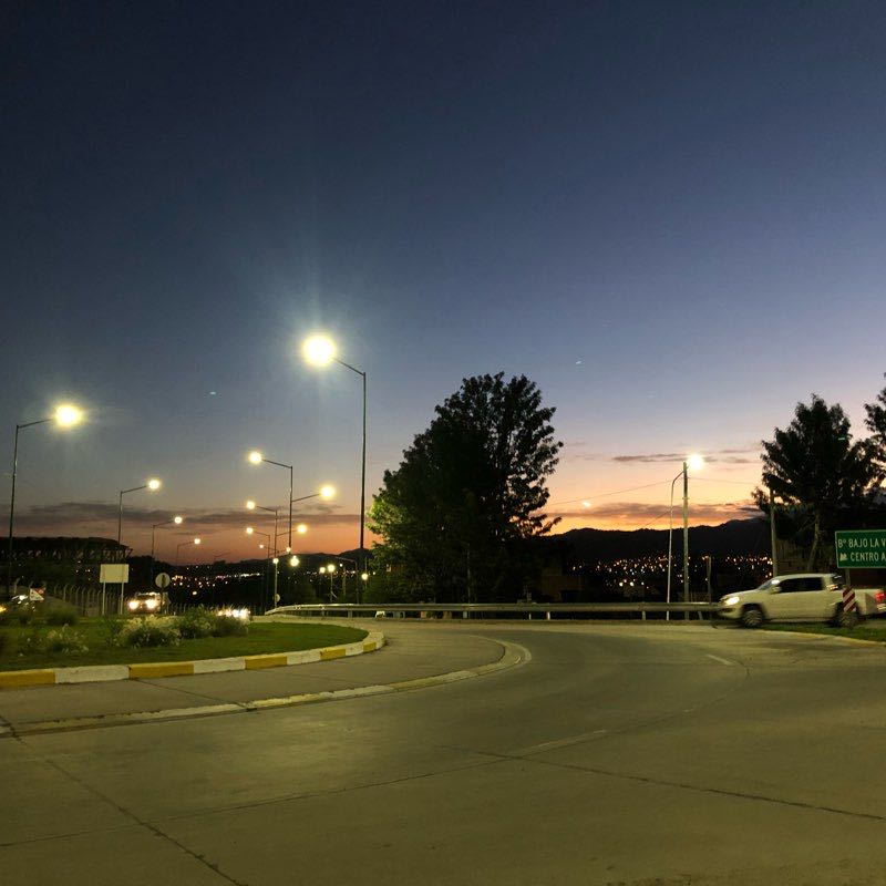 Under the vineyard walking route map in San Salvador de Jujuy