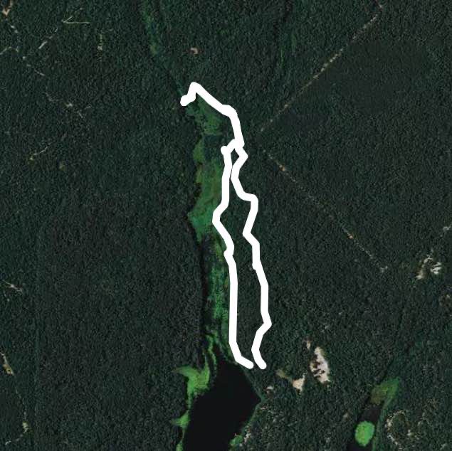 Huntsville State Park walking route map in Huntsville