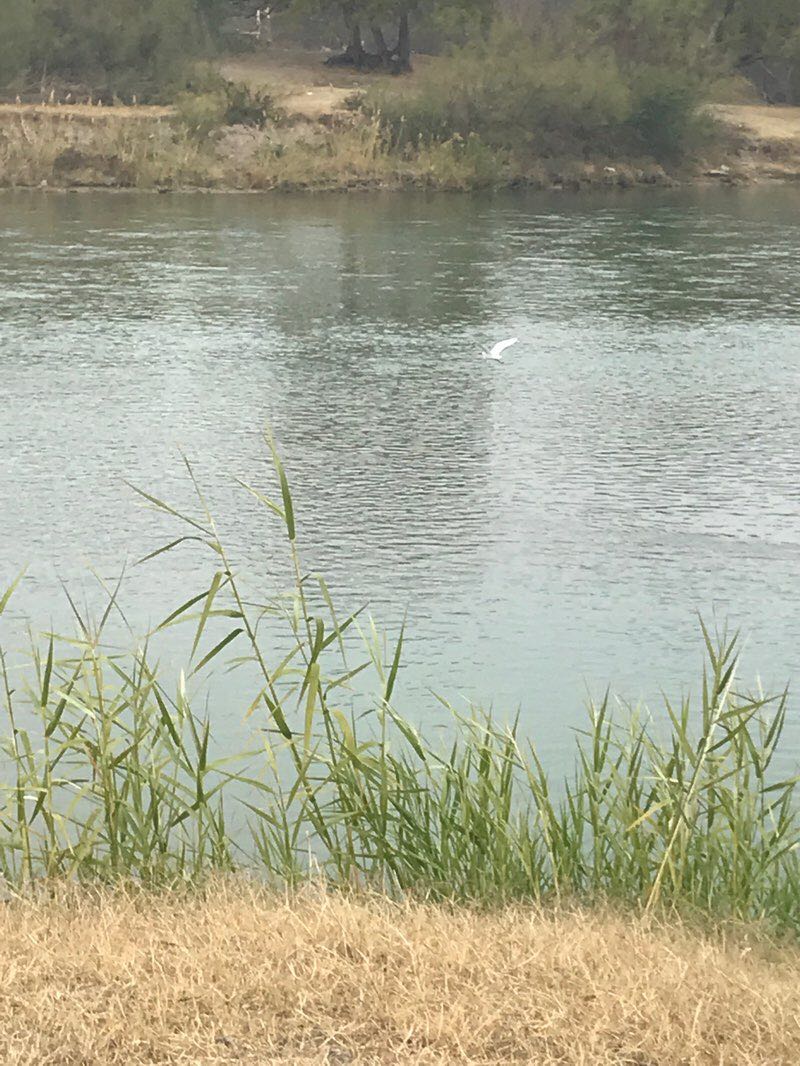 walking near me on Walking trail along the banks  Rio Grande River walking route
