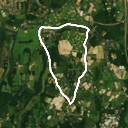 8k run walking route map in Halstead