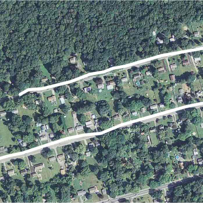 Cannon/Bennett Route walking route map in Parsonsburg