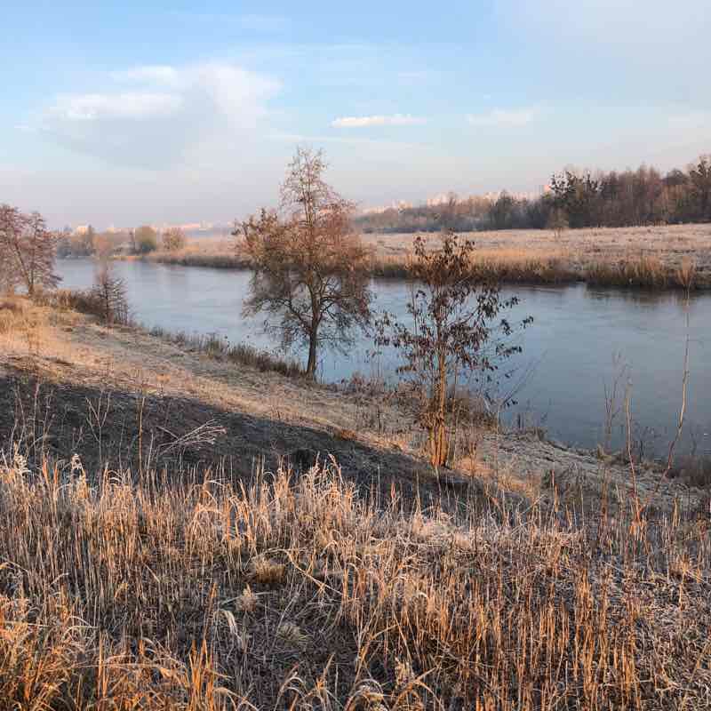 Field walking route map in Bila Tserkva