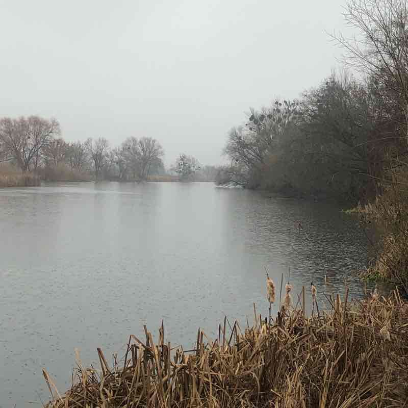 By the river . walking route map in Bila Tserkva