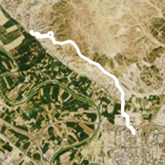 Castillo de Miranda por antenas.