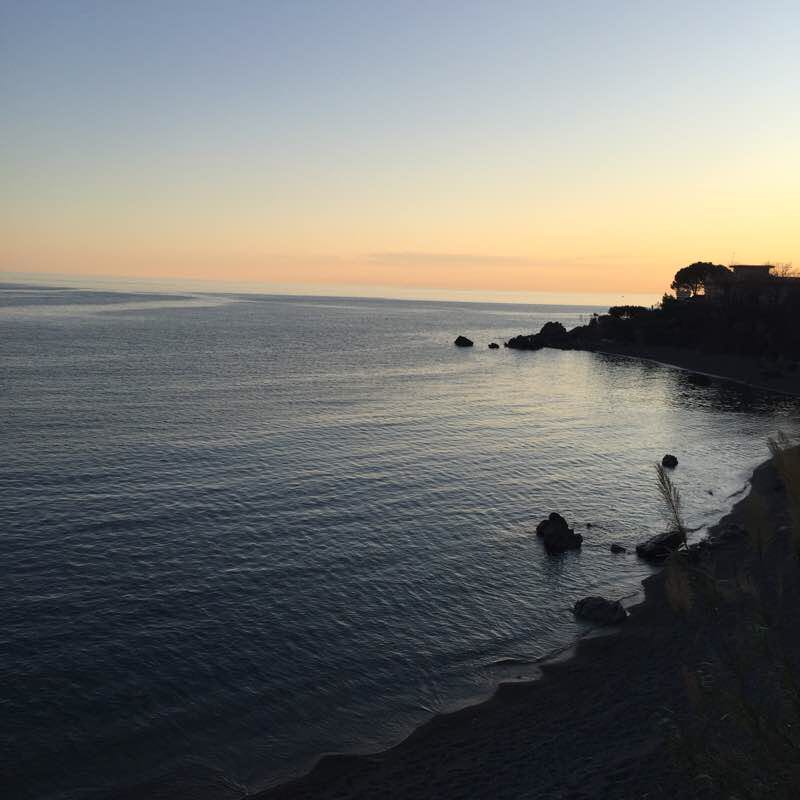 Sapri Villammare walking route map in Sapri