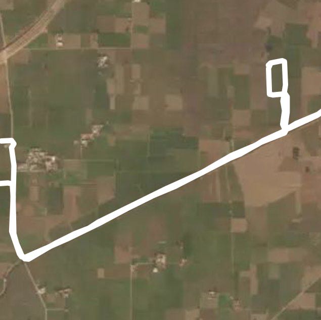 Khunde wali paili walking route map in Zaffarwal