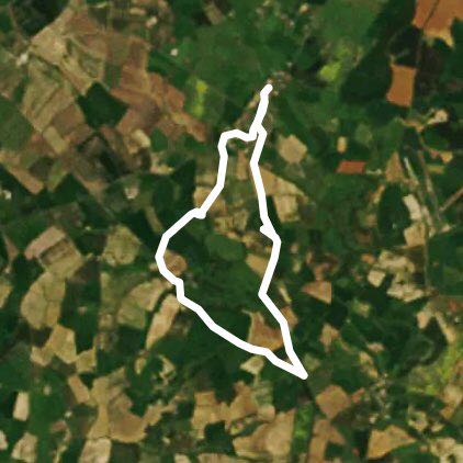 Circular walk from Upper Tysoe passing Compton  Wynyates walking route map in Shenington