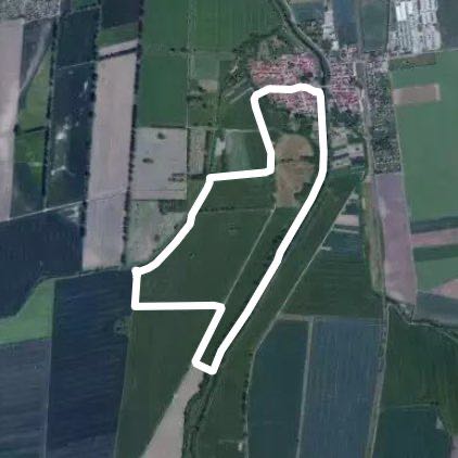 4.28 km cross-country run walking route map in Ringleben