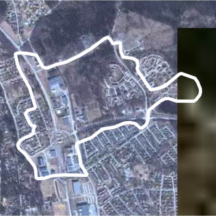 Bråstorp walking route map in Motala