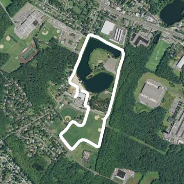 Horseshoe lake Walk Trail Succasunna, New Jersey, USA Pacer