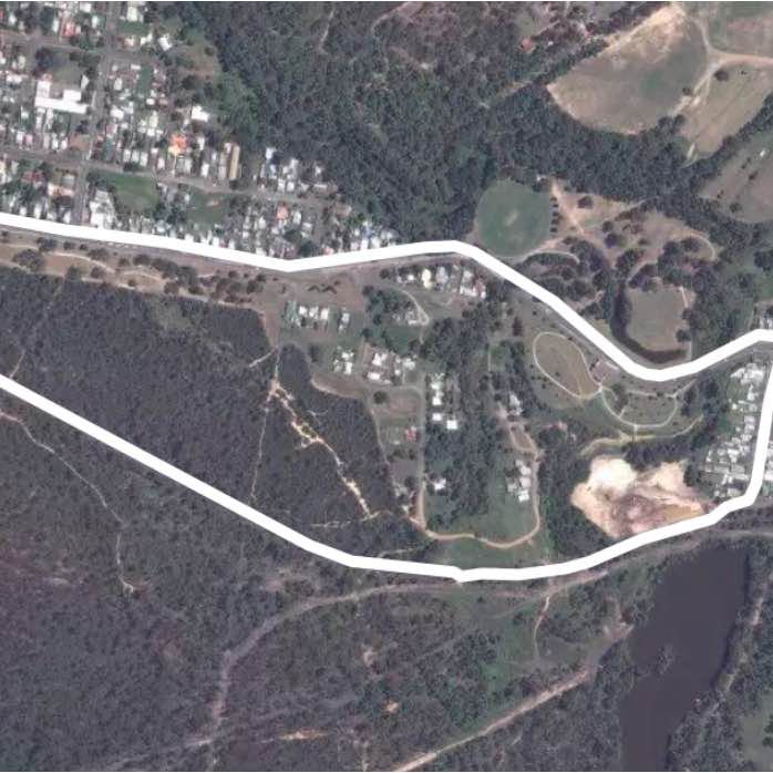 Hayleys Route walking route map in Weston