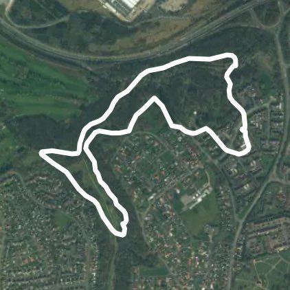 Rivacre valley walking route map in Ellesmere Port