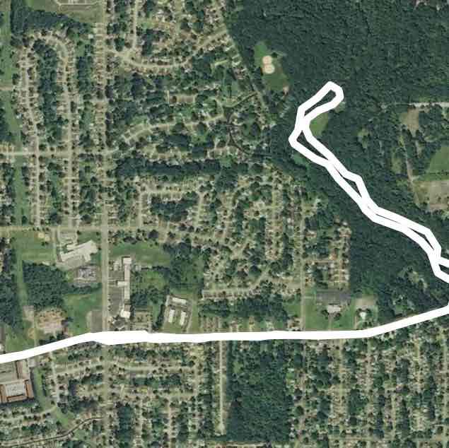 Mill creek Walk Trail Youngstown, Ohio, USA Pacer