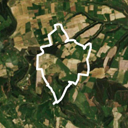 Scawton to Sutton Bank Circular walking route map in Scawton