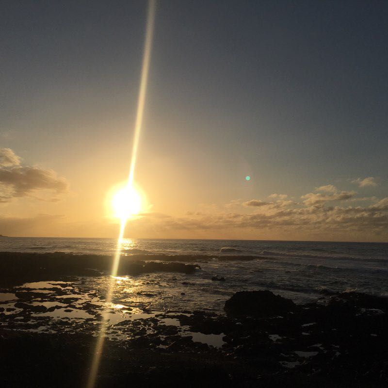 Camino de tierra San Juanito. La Punta del Hidalgo