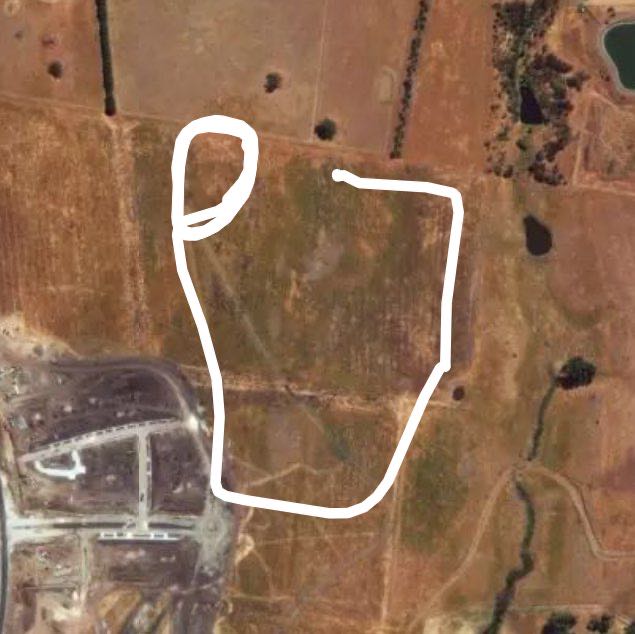 Ambition Horizon Park walking route map in Greenvale