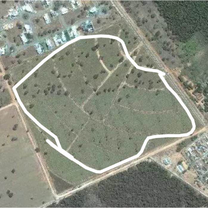 Condominium 1/14 walking route map in Rondonópolis