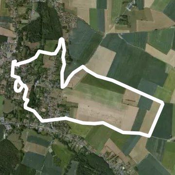 Sebourg walking route map in Sebourg