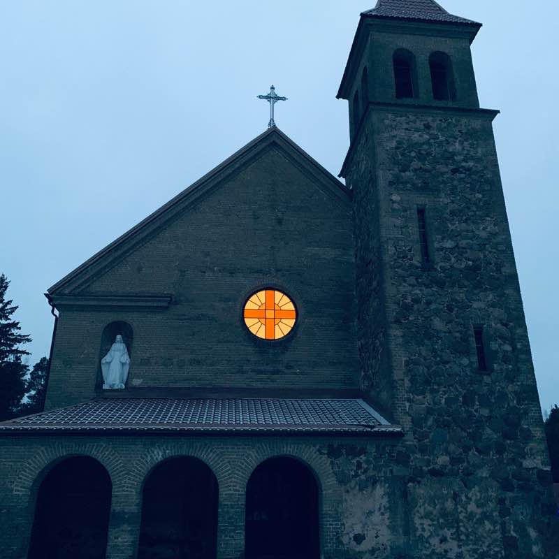 Idolta walking route map in Шнуркі