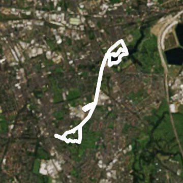Debdale walking route map in Saint Elizabeths Way