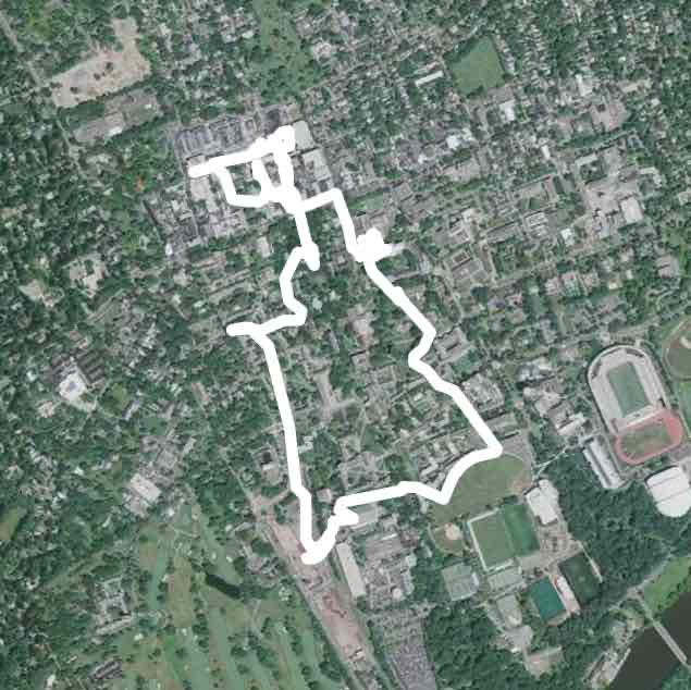 Princeton 교정 걷기