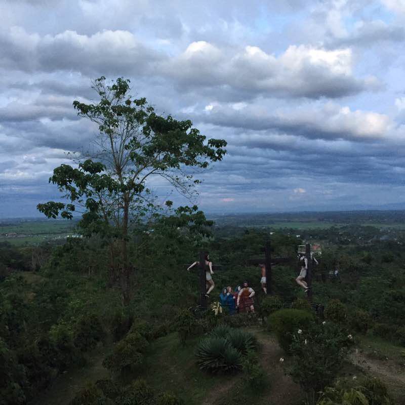 Dariuk hills walking route map in Santiago