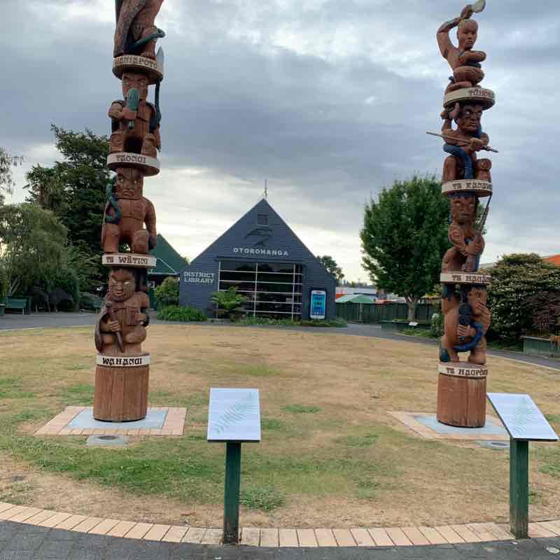 Otorohanga Town walking route map in Otorohanga