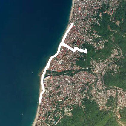 Mirador de la Cruz, malecón, puente vela, ríoCuale