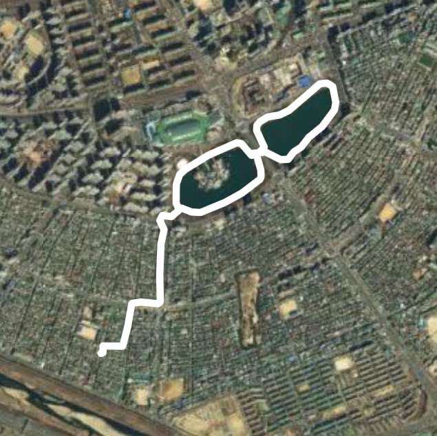 석촌호수 두바퀴