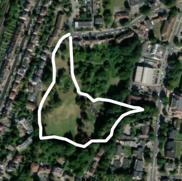 Swan lane open space n20 1000 step route