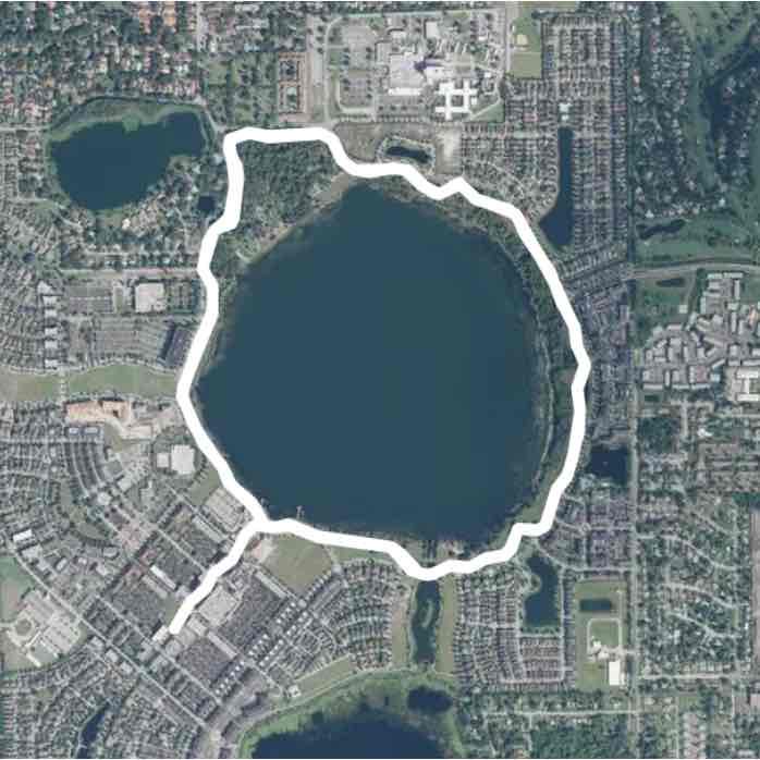 Baldwin Park Walk Orlando, Florida, USA Pacer