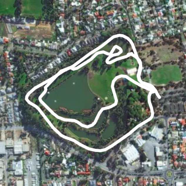 Thorndon Park, Campbelltown SA walking route map in Paradise