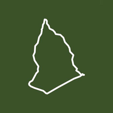 Moel famau walking route map in Llanferres