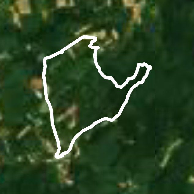 Brown dimension walking route map in Gonsans