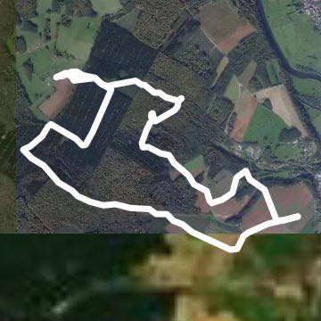 Deviation loop walking route map in Port-sur-Saône