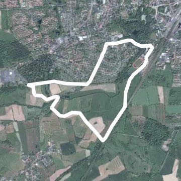 Trainingsrunde walking route map in Bad Oldesloe