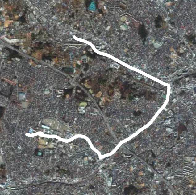 免許センター-二俣川-鶴ヶ峰-都岡 下り5km なだらか