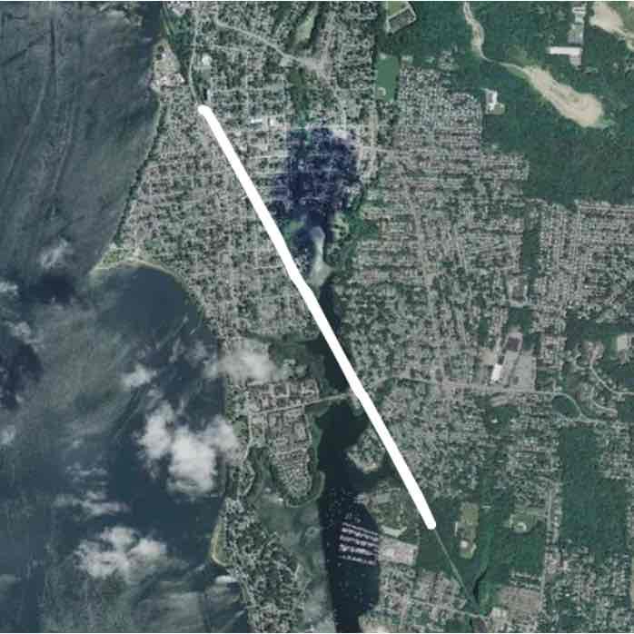 Bike path riverside to barrington