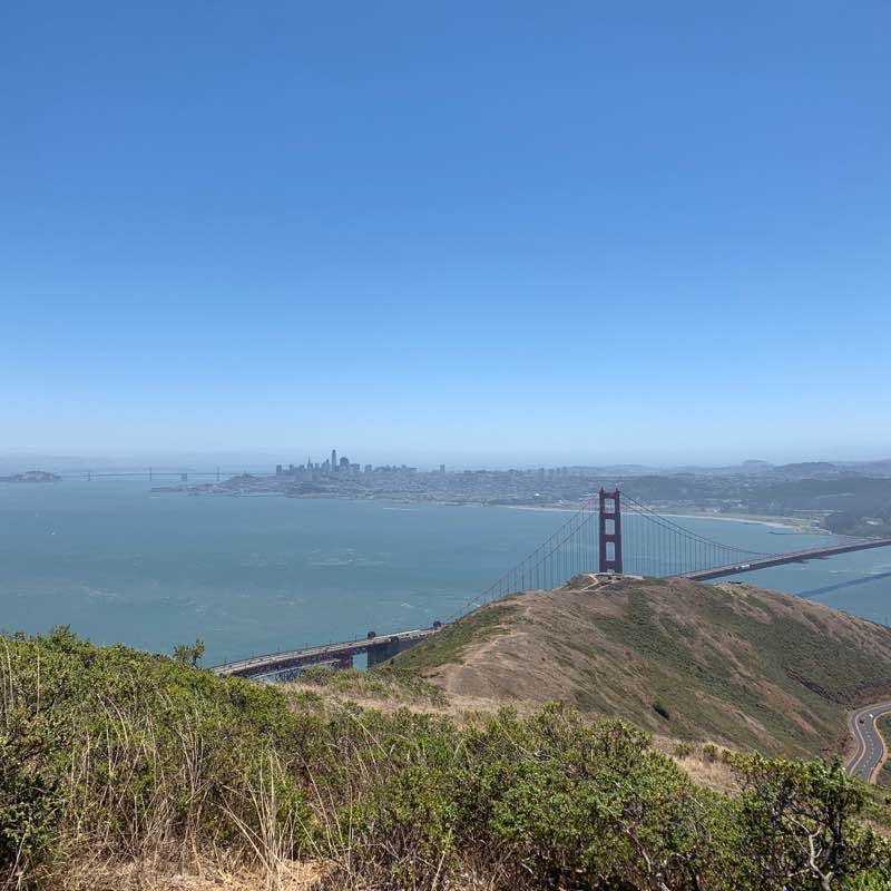 Golden Gate Bridge lookout