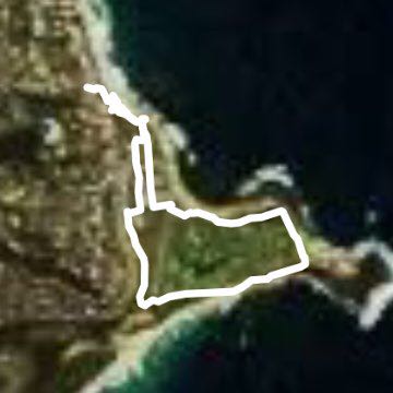 Long Reef headland walking route map in Collaroy
