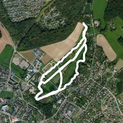 Park wood walking route map in Port-Jérôme-sur-Seine