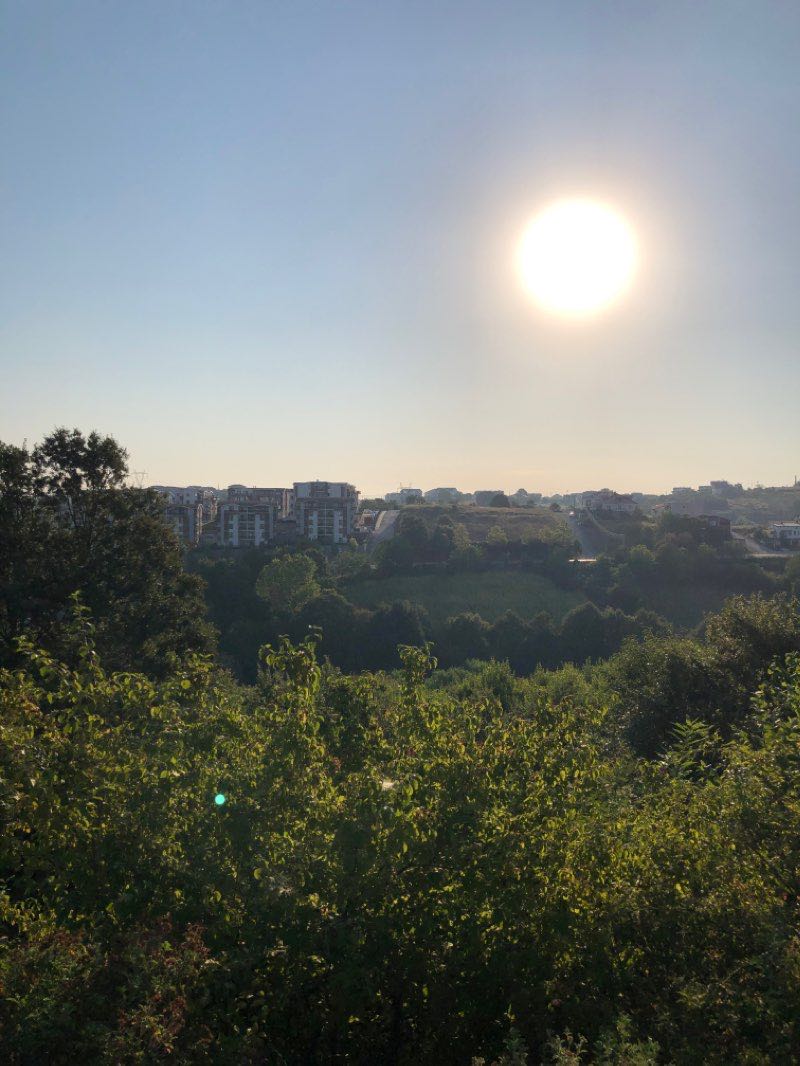 walking near me in Fatih Sultan Mehmet Parkı in winter
