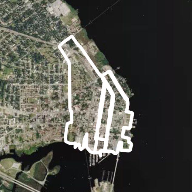 Historic New Bern and river