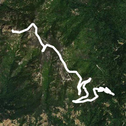 Descending Mt St Helena