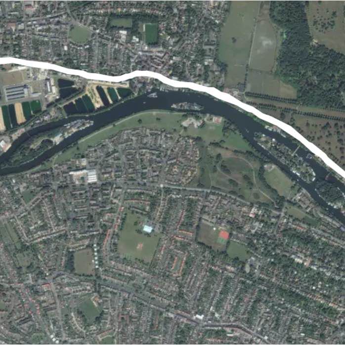 Hampton Court River walk.